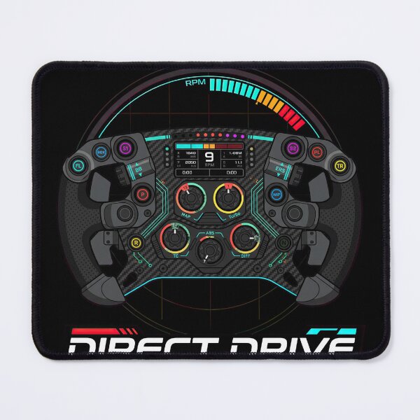 Item preview, Sim Racing Steering Wheel Graphic Tee Design designed and sold by enzoade.