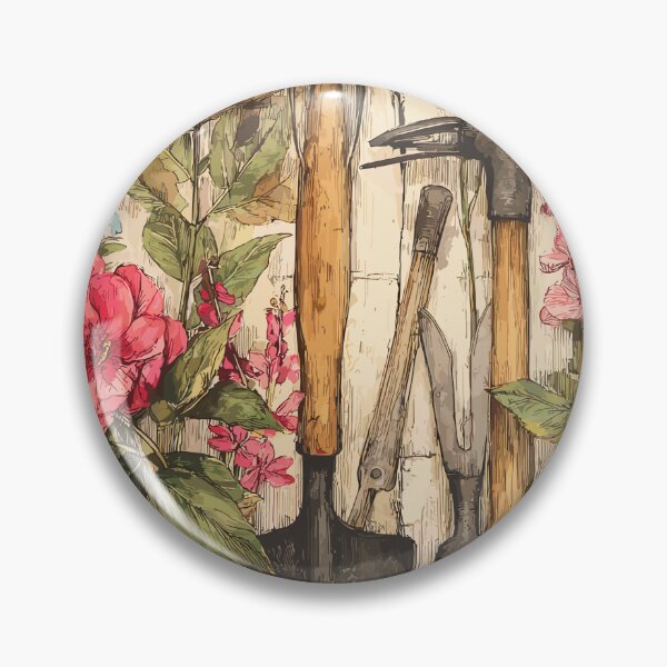 Item preview, The Tool Shed Tapestry - Gardening Elements designed and sold by bapupa.