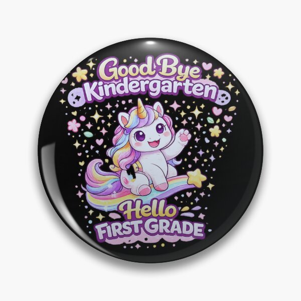 Item preview, Good Bye Kindergarten Hello First Grade Unicorn Cute Girls Back To School Gift designed and sold by Im-Ara.