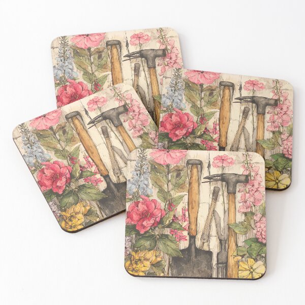 Item preview, The Tool Shed Tapestry - Gardening Elements designed and sold by bapupa.