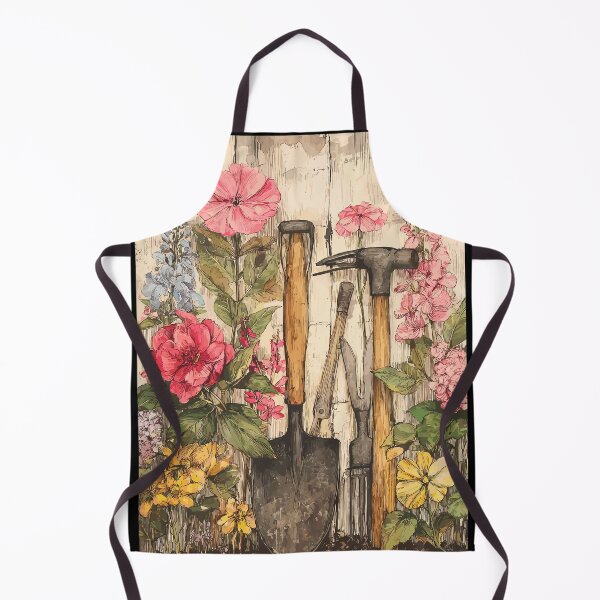 Item preview, The Tool Shed Tapestry - Gardening Elements designed and sold by bapupa.
