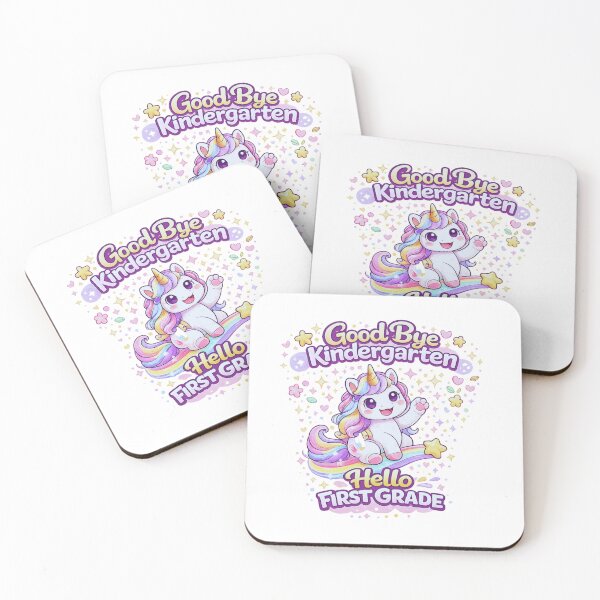 Item preview, Good Bye Kindergarten Hello First Grade Unicorn Cute Girls Back To School Gift designed and sold by Im-Ara.