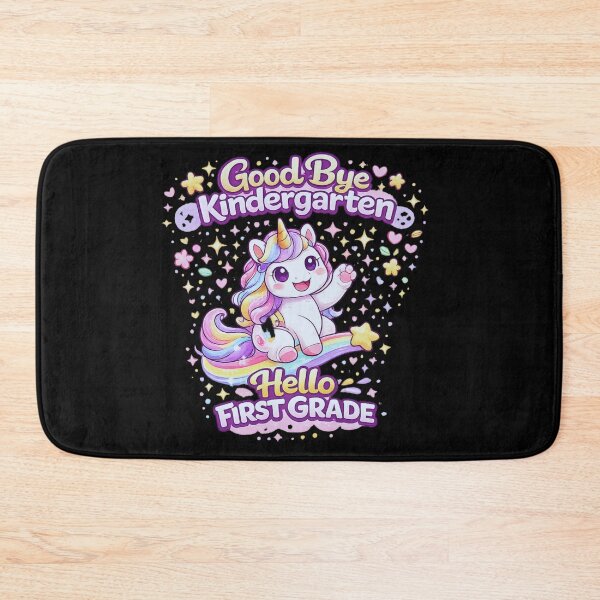 Item preview, Good Bye Kindergarten Hello First Grade Unicorn Cute Girls Back To School Gift designed and sold by Im-Ara.