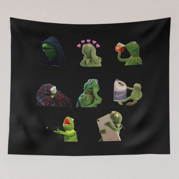 Item preview, Funny Kermit The Frog Smoking  designed and sold by carolcollins54.