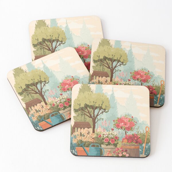 Item preview, Morning in the Potting Shed - Gardening Elements designed and sold by bapupa.