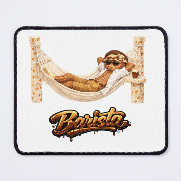 Item preview, Chill Barista Break – Coffee & Summer Vibes designed and sold by KRISS DEL - STUDIO.