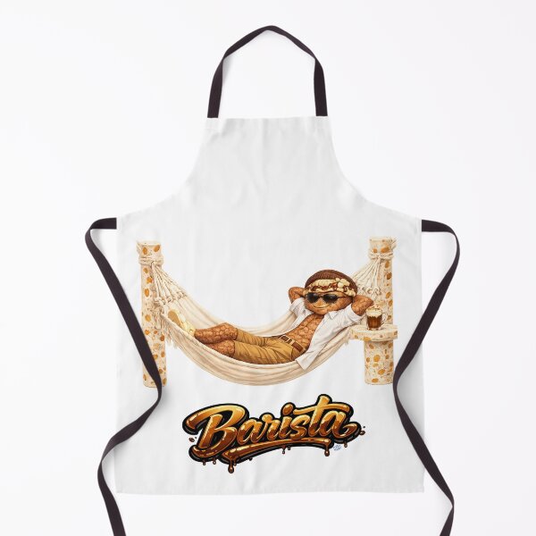 Item preview, Chill Barista Break – Coffee & Summer Vibes designed and sold by KRISS DEL - STUDIO.