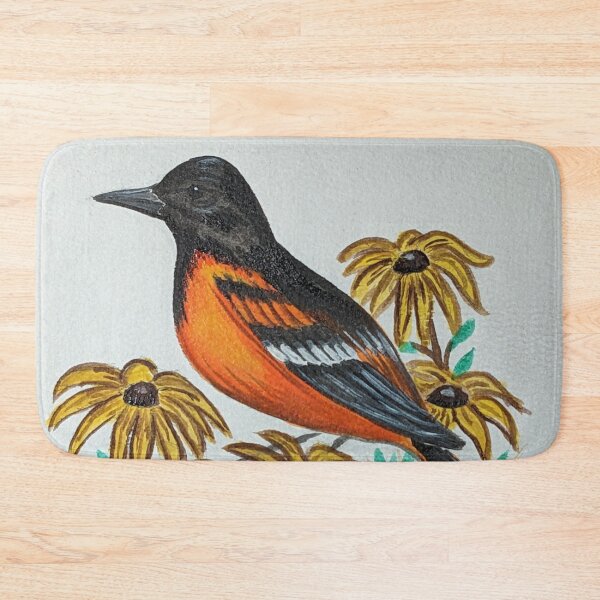 Item preview, El ave y la flor del estado de Maryland, el oropéndola de Baltimore y la Susan de ojos negros designed and sold by Matt Starr Fine Art .