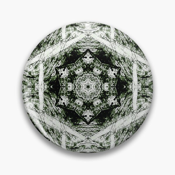 Item preview, Decorative Boho Hexagon Pattern in Green and White designed and sold by Artistestella.