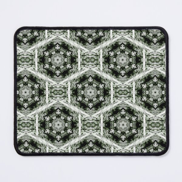 Item preview, Decorative Boho Hexagon Pattern in Green and White designed and sold by Artistestella.