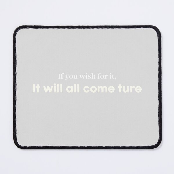 Item preview, Manifestation Quote - If You Wish For It (White) designed and sold by C & T ArtLab.