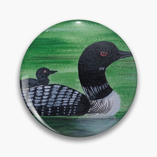 Item preview, Common loon with baby on back  designed and sold by Matt Starr Fine Art .