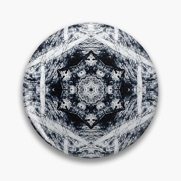 Item preview, Decorative Boho Hexagon Pattern in Blue and White designed and sold by Artistestella.
