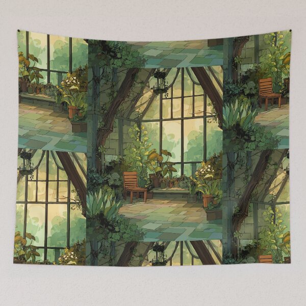 Item preview, The Verdant Reading Nook - Greenhouse designed and sold by bapupa.