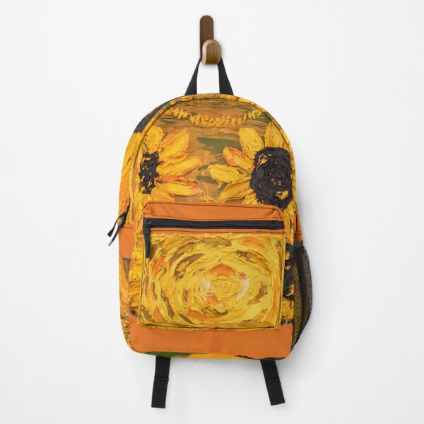 Item preview, Sunflower Impasto Painting | Van Gogh Style Textured Wall Art Decor designed and sold by ValentynaTyshenkoArt.