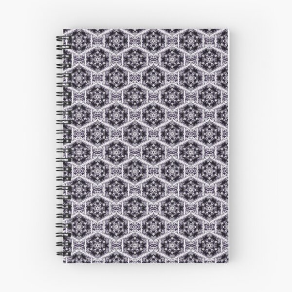Item preview, Decorative Boho Hexagon Pattern in Purple and White designed and sold by Artistestella.