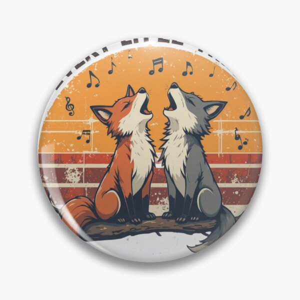 Item preview, Every Little Thing Gonna Be Alright Singing Foxes Vintage Retro Cute Fox Design designed and sold by Amitabr14.