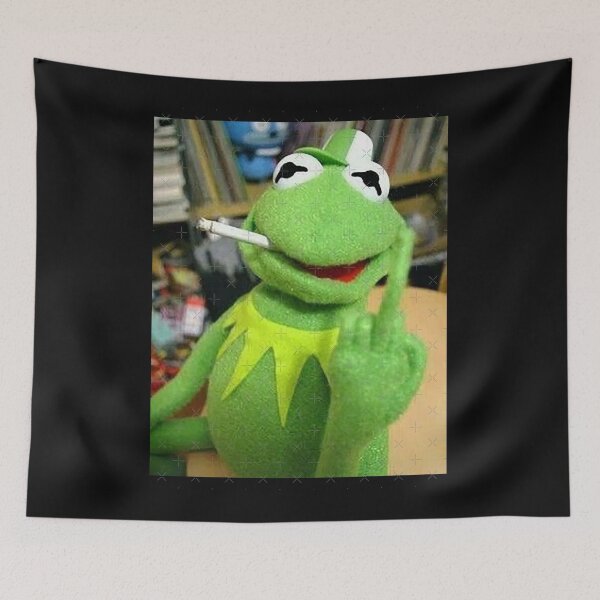 Item preview, Funny Kermit The Frog Smoking  designed and sold by carolcollins54.