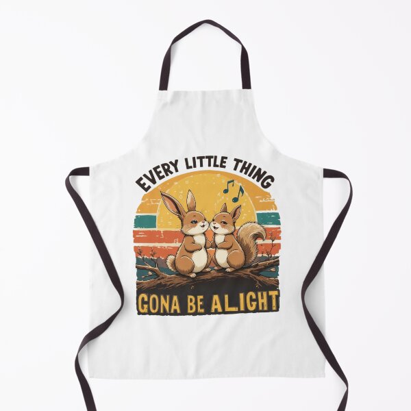 Item preview, Every Little Thing Gonna Be Alright Cute Squirrels Vintage Retro Animal Design designed and sold by Amitabr14.