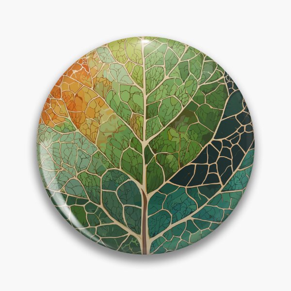 Item preview, Mosaic of Seasonal Foliage - Leaf Cross-Section designed and sold by bapupa.