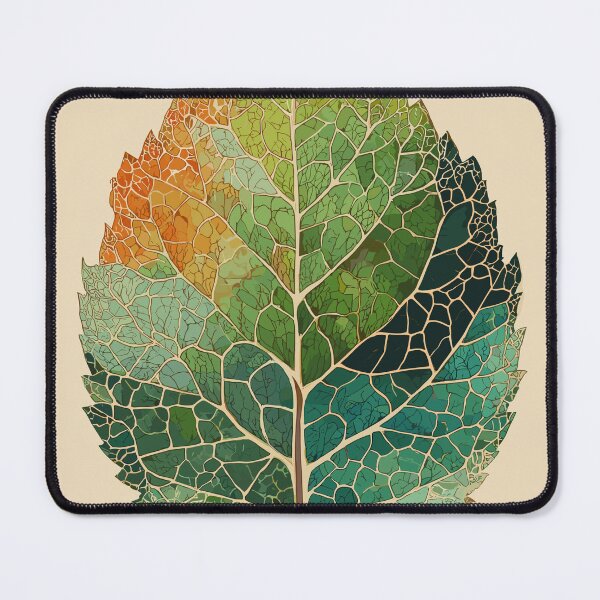 Item preview, Mosaic of Seasonal Foliage - Leaf Cross-Section designed and sold by bapupa.