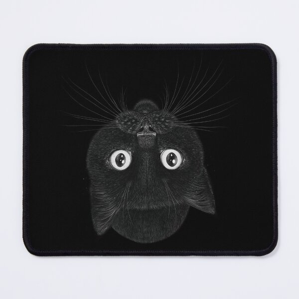Item preview, Silly black cat on black designed and sold by Valeriya Korenkova Kodamorkovkart.