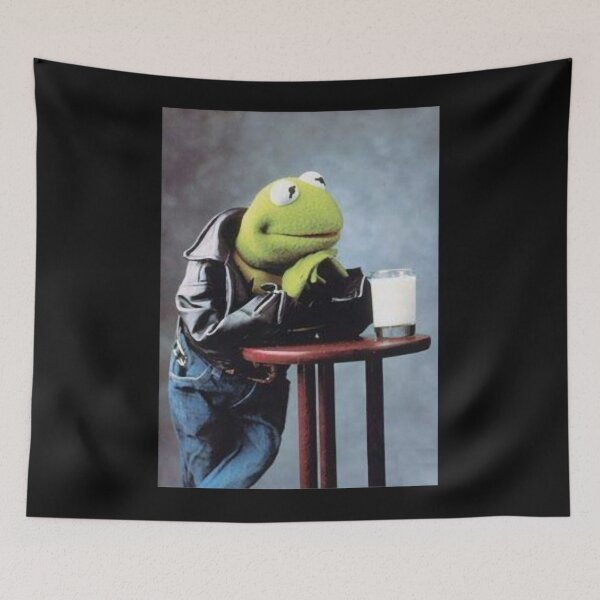 Item preview, Funny Kermit The Frog Smoking  designed and sold by carolcollins54.