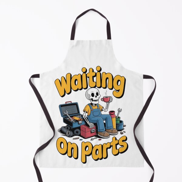 Item preview, Waiting On Parts — Skeleton Mechanic Coffee Shirt V32 designed and sold by DarylWelsh2024.
