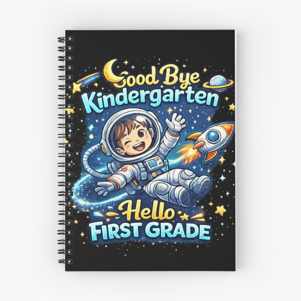 Item preview, Good Bye Kindergarten Hello First Grade Space Kids Astronaut Back To School Gift designed and sold by Im-Ara.