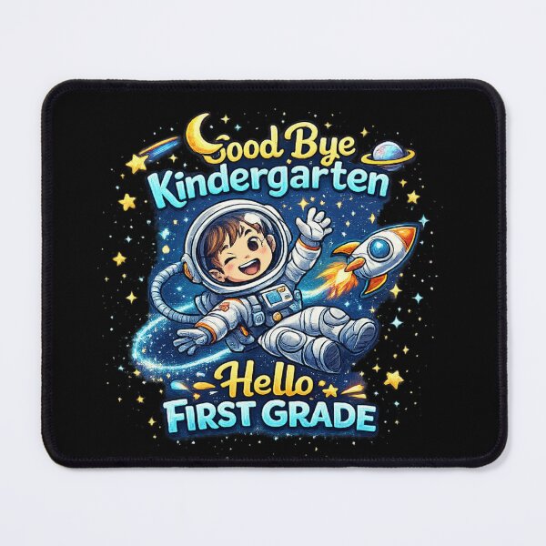 Item preview, Good Bye Kindergarten Hello First Grade Space Kids Astronaut Back To School Gift designed and sold by Im-Ara.