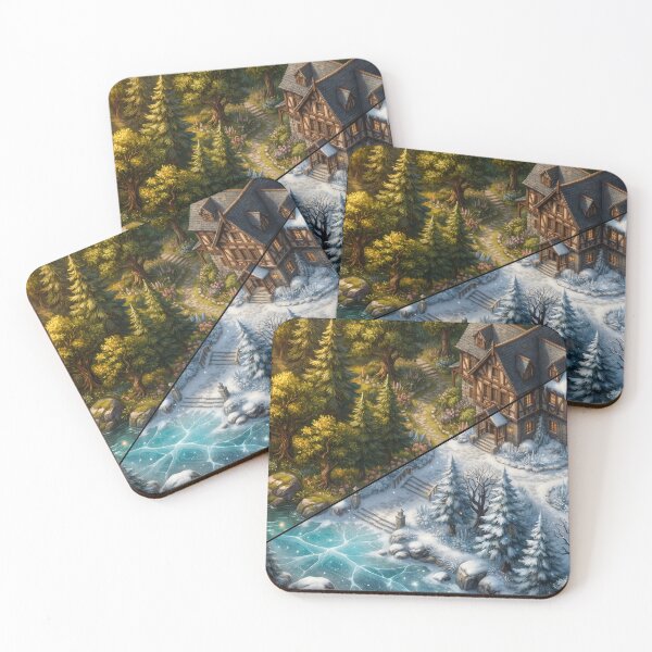 Item preview, The Eternal Wheel of Seasons designed and sold by Elder's Grove Art.