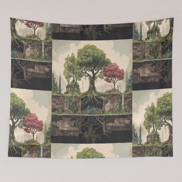 Item preview, The Subterranean Sanctuary - Roots Cross-Section designed and sold by bapupa.