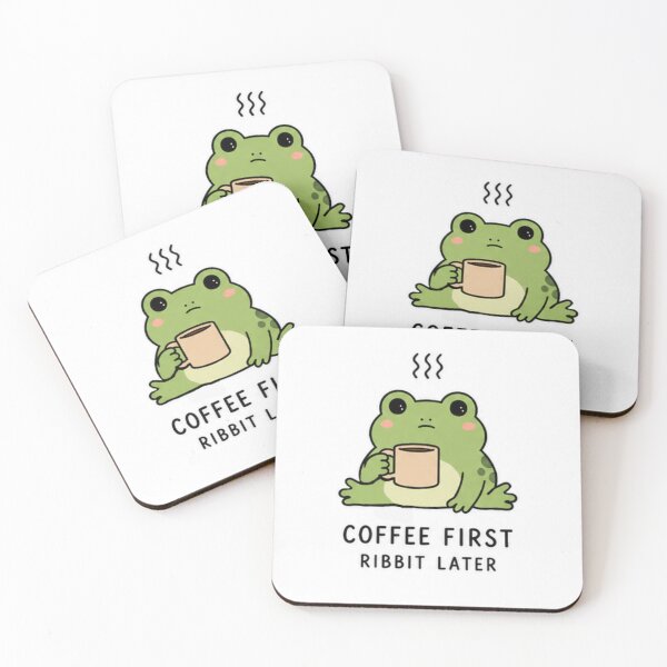 Item preview, Funny  Coffe Frog  designed and sold by fadeinkstudio.