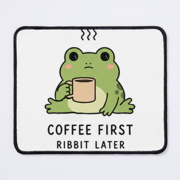 Item preview, Funny  Coffe Frog  designed and sold by fadeinkstudio.