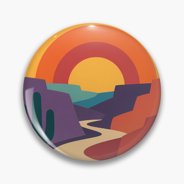 Item preview, Desert Canyon Sunset Arch with Cactus designed and sold by InkSmithery.