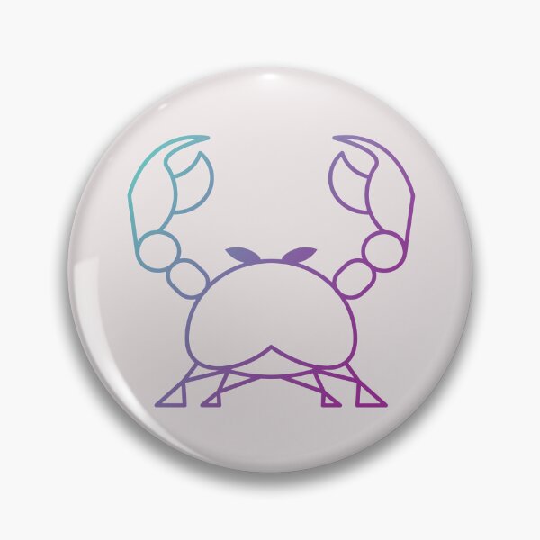 Item preview, Cancer Zodiac Sign Art Print — Aesthetic Gradient Crab Illustration for Astrology Lovers designed and sold by Artsy Corner.