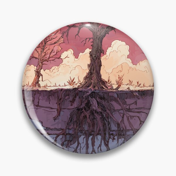 Item preview, Twilight Descent through Stone - Roots Cross-Section designed and sold by bapupa.