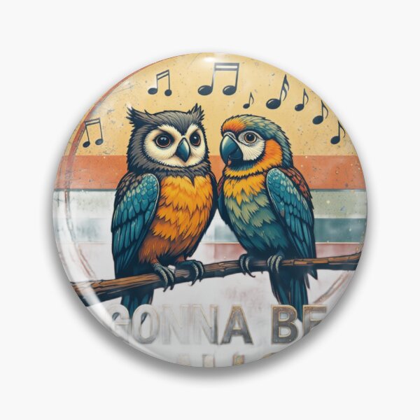 Item preview, Every Little Thing Gonna Be Alright Cute Raccoons Vintage Retro Animal Design designed and sold by Amitabr14.