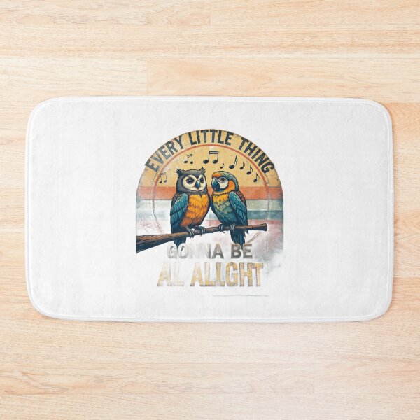Item preview, Every Little Thing Gonna Be Alright Cute Raccoons Vintage Retro Animal Design designed and sold by Amitabr14.