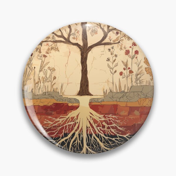 Item preview, Strata of the Ancient Garden - Roots Cross-Section designed and sold by bapupa.