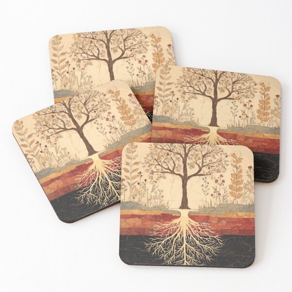 Item preview, Strata of the Ancient Garden - Roots Cross-Section designed and sold by bapupa.