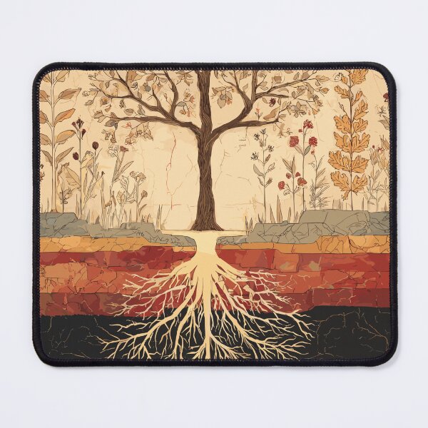 Item preview, Strata of the Ancient Garden - Roots Cross-Section designed and sold by bapupa.