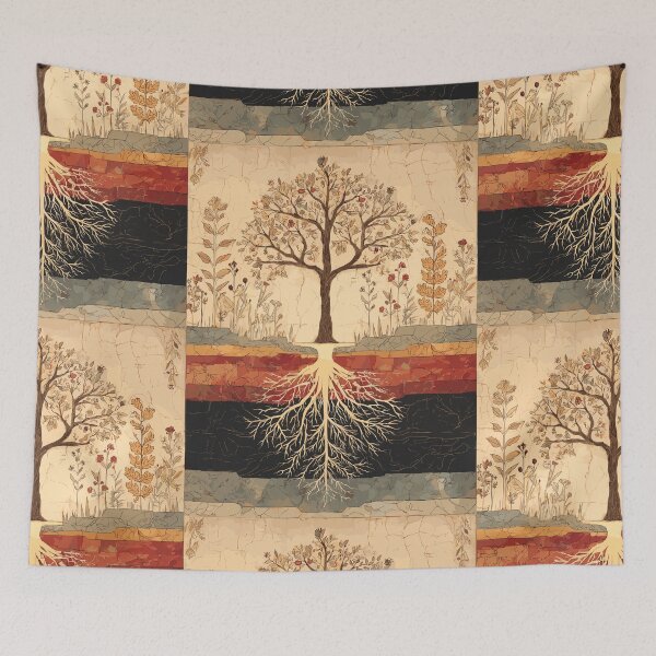 Item preview, Strata of the Ancient Garden - Roots Cross-Section designed and sold by bapupa.