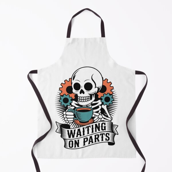 Item preview, Waiting On Parts — Skeleton Mechanic Coffee Shirt V34 designed and sold by DarylWelsh2024.