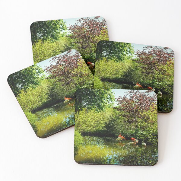 Item preview, Flamingos in a pond designed and sold by Jim Key.