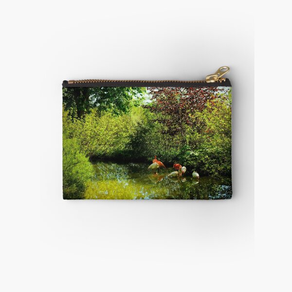 Item preview, Flamingos in a pond designed and sold by Jim Key.