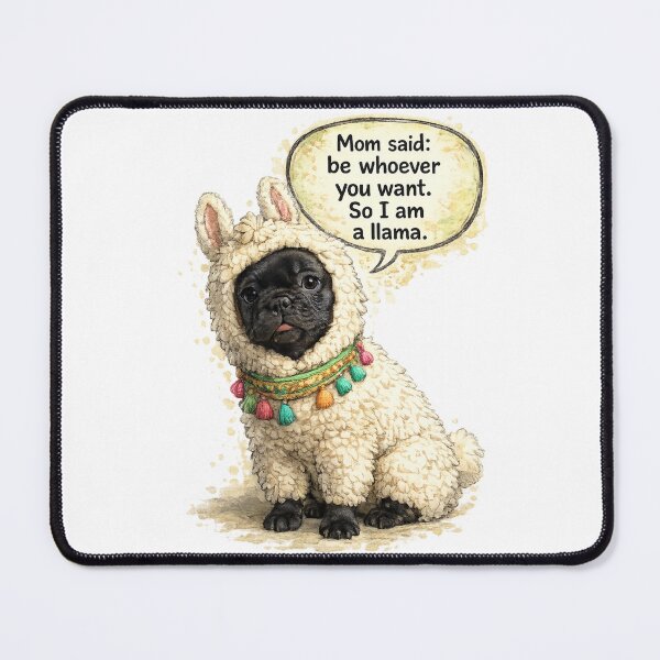 Item preview, French Bulldog Llama Costume Funny Watercolor Cartoon designed and sold by shallia.