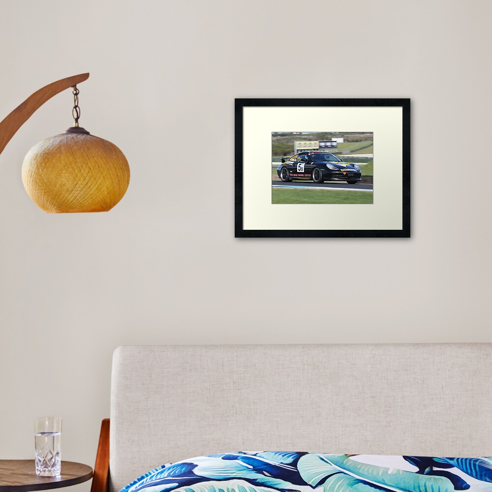 Black GT3 Framed Art Print