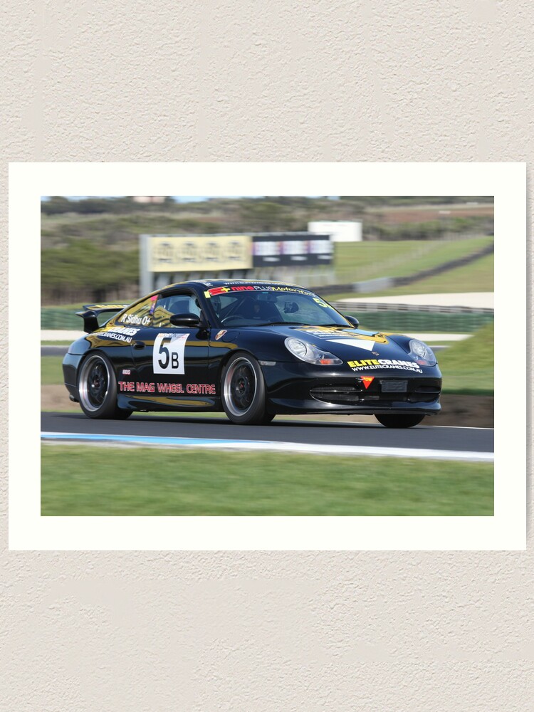Alternate view of Black GT3 Art Print