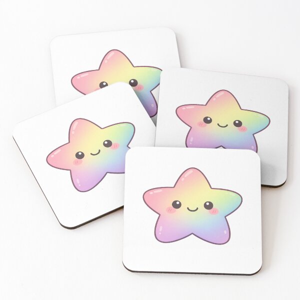 Item preview, Pastel Rainbow Kawaii Star designed and sold by Owcomm.